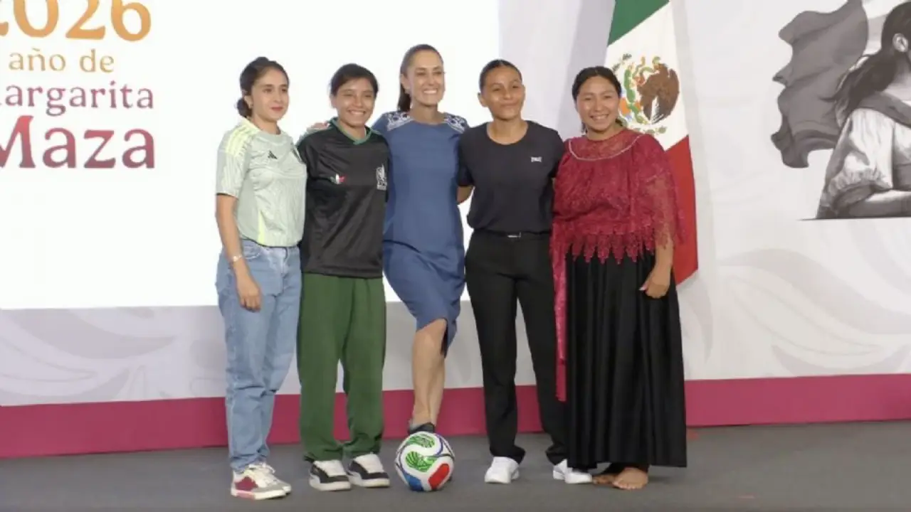 Sheinbaum anuncia a las cuatro jóvenes que la representarán en juegos del Mundial