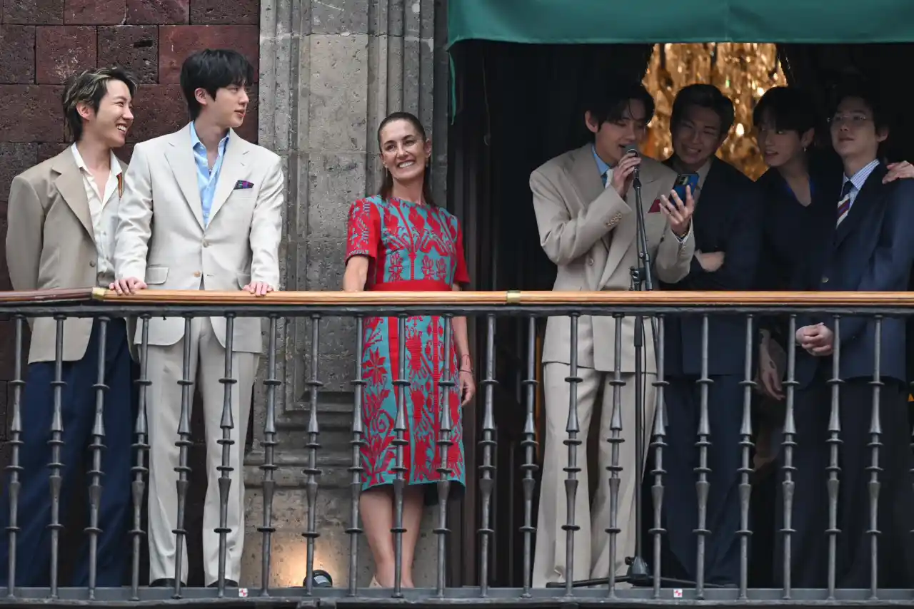La presidenta Sheinbaum recibe a BTS