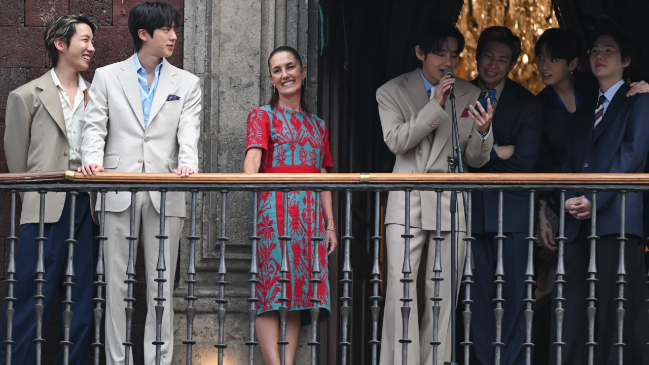 BTS lanzará detrás de cámaras de su visita a Palacio Nacional