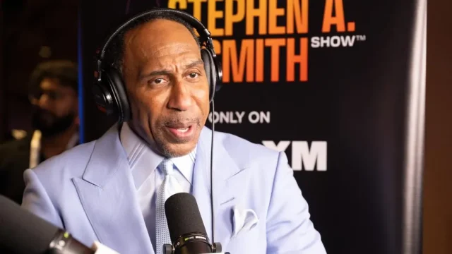 Stephen A. Smith interviene en SiriusXM Front Row Live desde las Finales de la NBA en la ciudad de Nueva York. Getty Images para SiriusXM