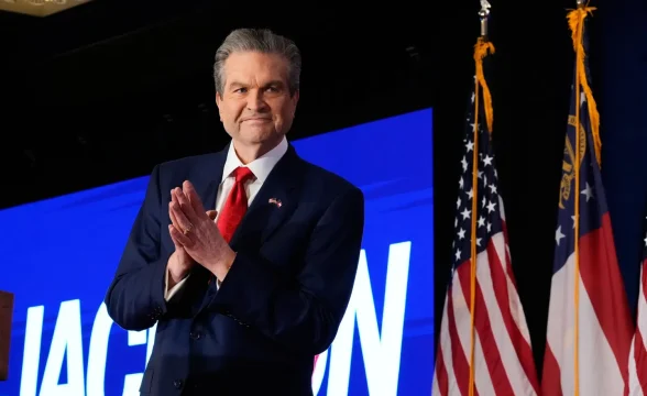 Rick Jackson la noche electoral, 19 de mayo. Copyright 2026 The Associated Press. Todos los derechos reservados.