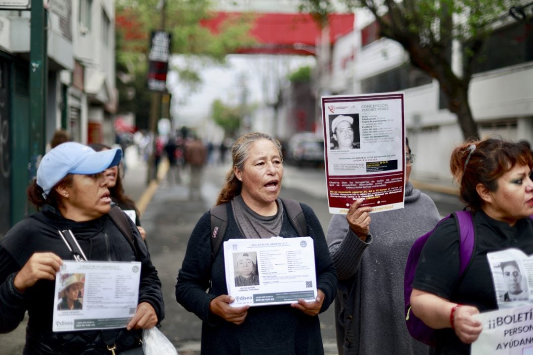 ‘México, campeón en desapariciones’: madres buscadoras en el Mundial