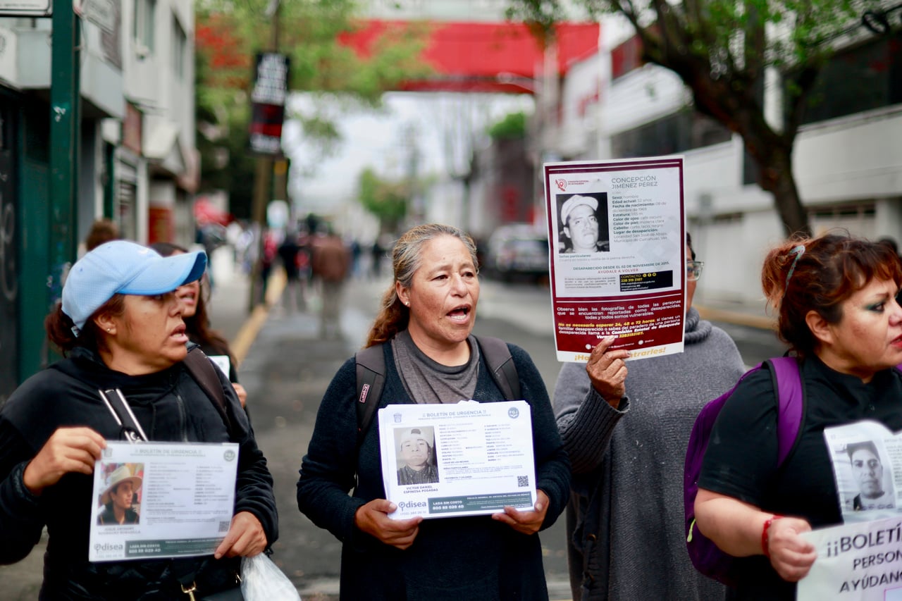 ‘México, campeón en desapariciones’: madres buscadoras en el Mundial