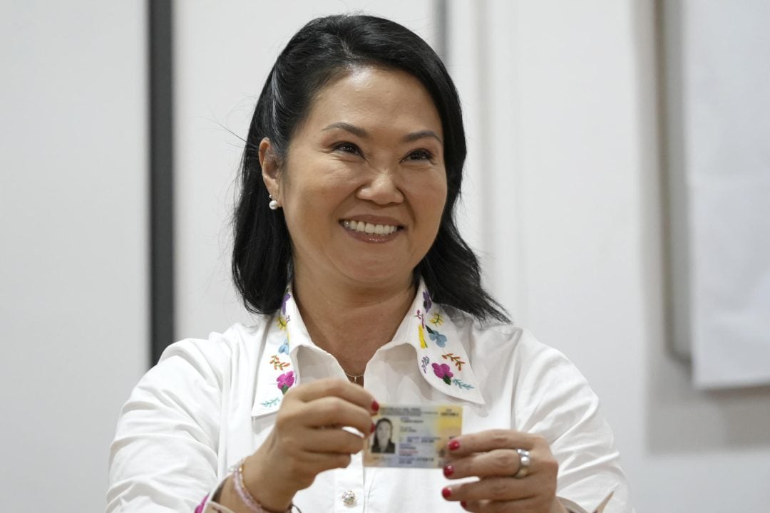 Keiko Fujimori gana la presidencia de Perú, al cierre del escrutinio de segunda vuelta