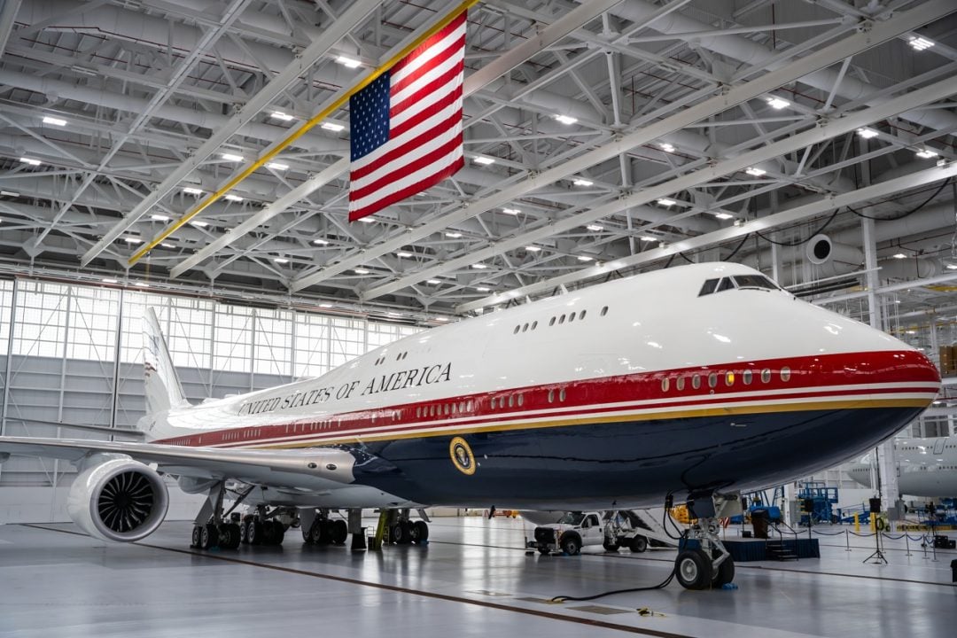 Trump presenta el nuevo Air Force One