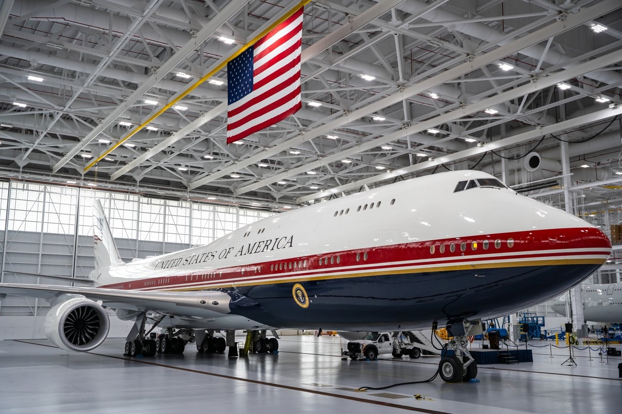 Trump presenta el nuevo Air Force One