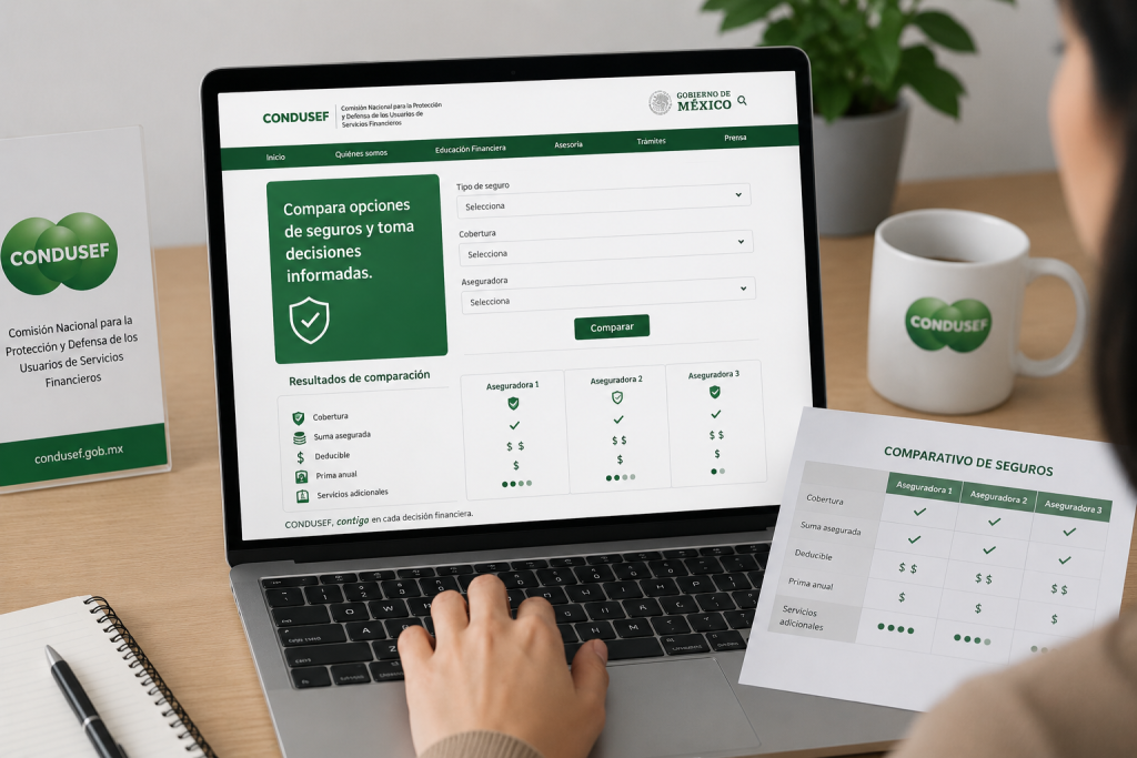 Condusef lanza herramienta para comparar seguros y entender mejor las pólizas