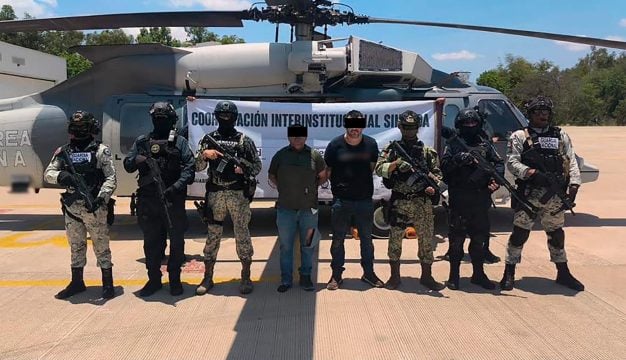 chapitos Güero Pink detención Sinaloa