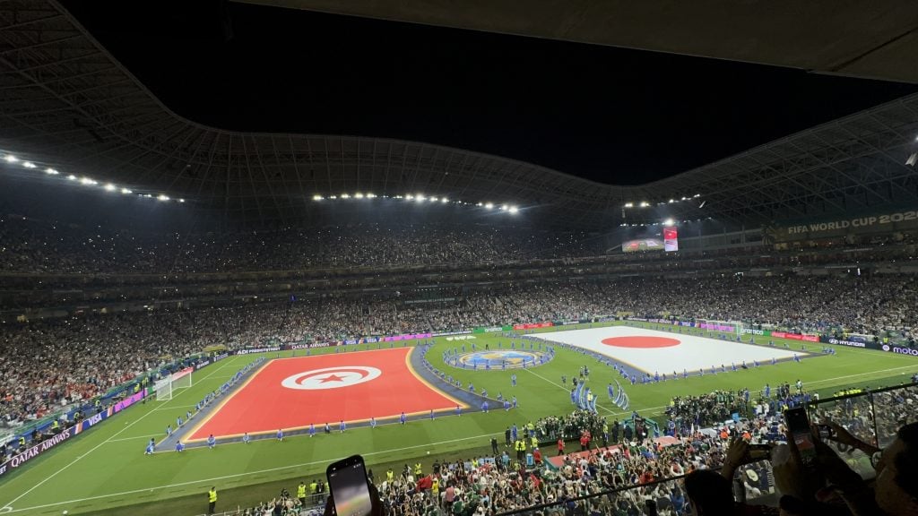Japón y Túnez, celebraron el partido 1000 de los mundiales de futbol.