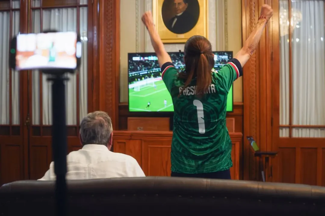 Sheinbaum destaca ‘la felicidad que da al pueblo de México’ el triunfo de su selección