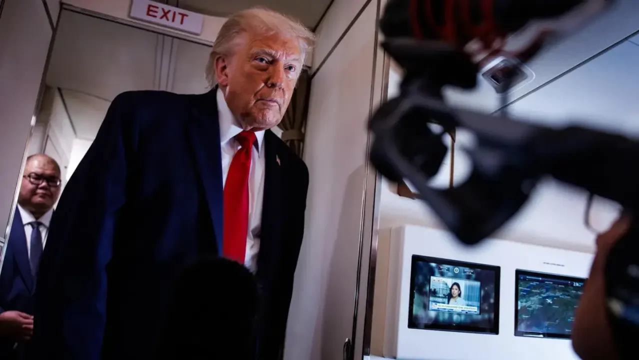 Trump abandona abruptamente entrevista en ‘Meet The Press’ tras insistir en que elecciones primarias de California están ‘amañadas’