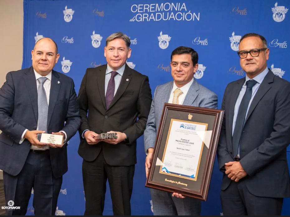 Nesim Issa Tafich recibe el Premio al Mérito EXATEC 2026 por su liderazgo y compromiso social en México