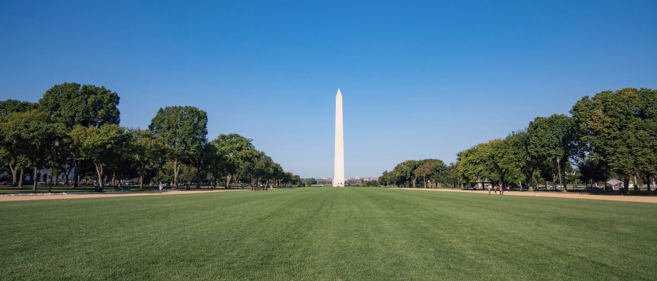Autoridades estadounidenses investigan la enorme marca ‘8647’ en los terrenos del National Mall en Washington
