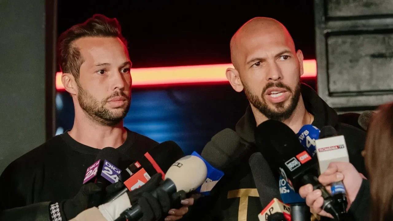 Terrible semana de Andrew y Tristan Tate: desde el arresto en EU hasta el aislamiento