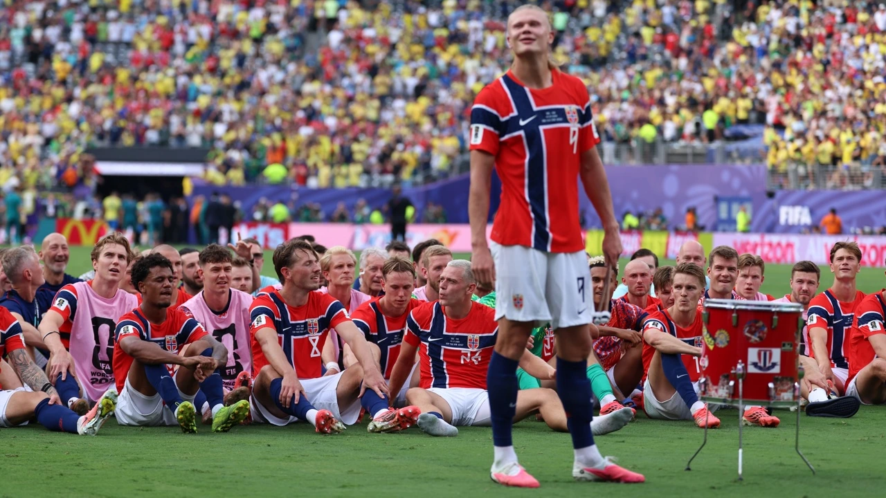 La selección de Noruega, de Haaland, pide más salmón para hacer historia en el Mundial