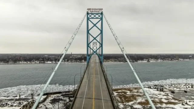 puente-Canadá EU-inauguración